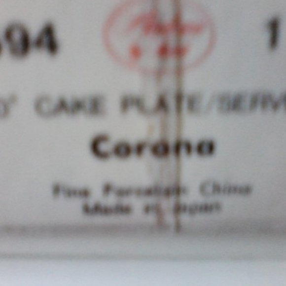 Beautiful Porcelain cake dish with cake cutter server  Made in Japan - Picture 4 of 8